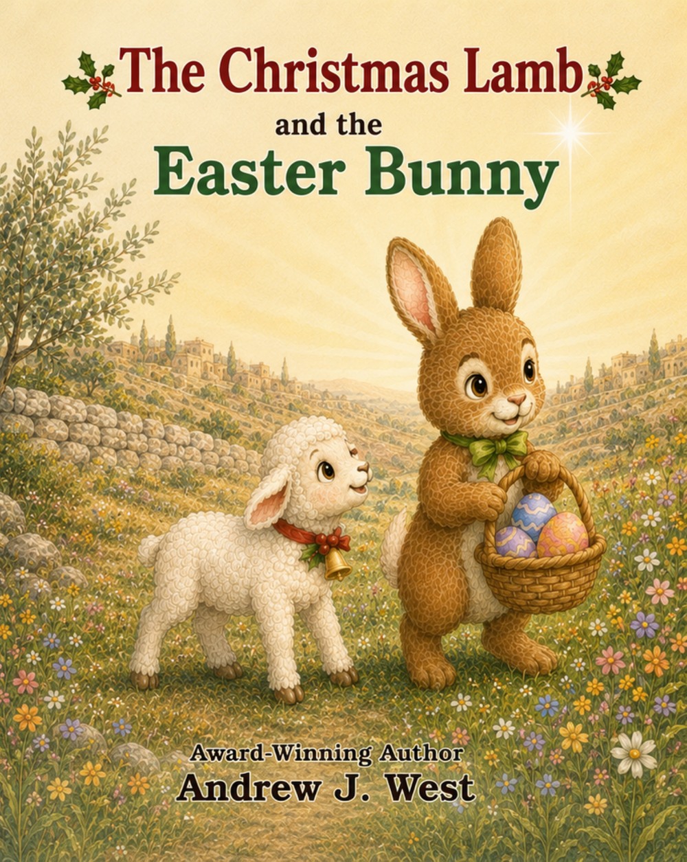 The Christmas Lamb and the Easter Bunny by Andrew J. West book cover
