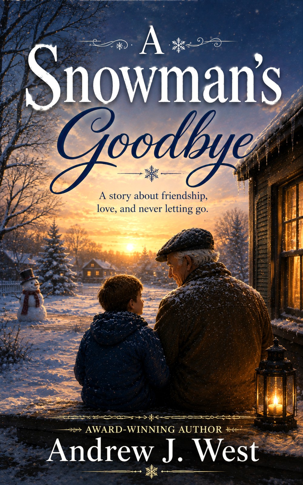 A Snowman’s Goodbye by Andrew J. West book cover